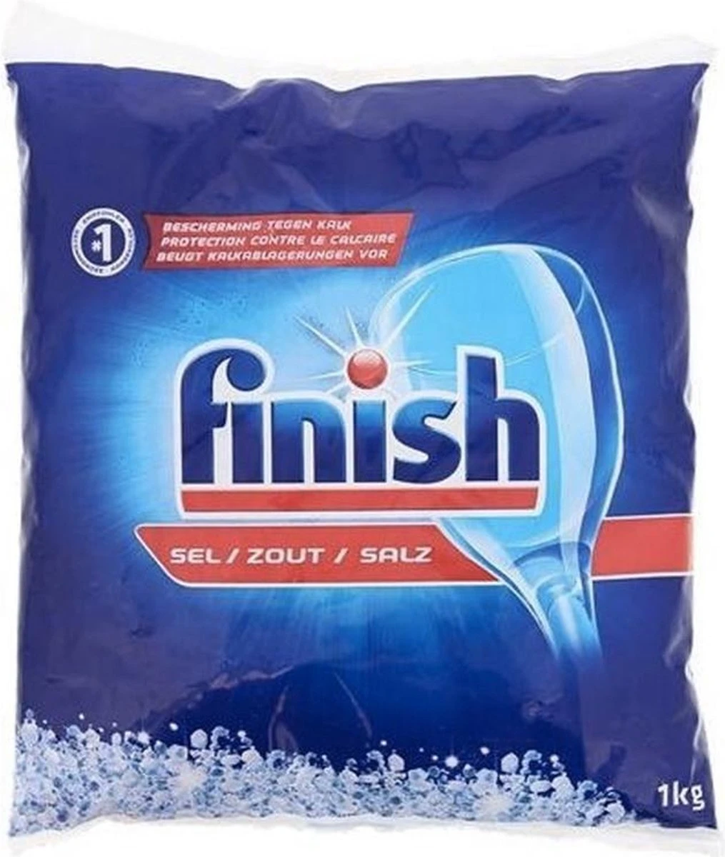 Finish Vaatwaszout 1kg | Korrels | Voorkomt Kalkafzetting | Promo Verpakking 1 Finish Vaatwaszout 1kg | Korrels | Voorkomt Kalkafzetting | Promo Verpakking