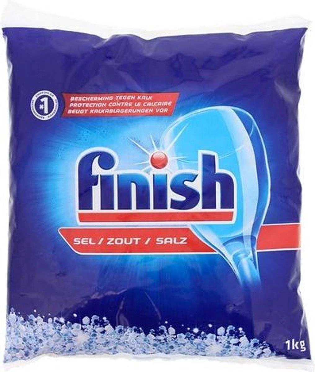 Finish Zout Vaatwaszout 3 Kg + Finish Glansspoelmiddel 3 Stuks 2 Finish Zout Vaatwaszout 3 Kg + Finish Glansspoelmiddel 3 Stuks - Afbeelding 2