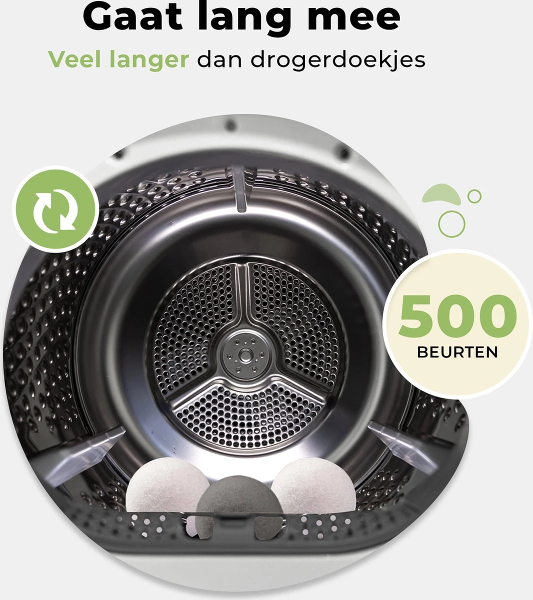 Drogerballen Met Wasparfum - Droogballen - Set Van 6 XL Ballen - Wasdroger Ballen Wol - 100% Nieuw-Zeelands Schapenwol - Wasballen 4 Drogerballen Met Wasparfum - Droogballen - Set Van 6 XL Ballen - Wasdroger Ballen Wol - 100% Nieuw-Zeelands Schapenwol - Wasballen - Afbeelding 4