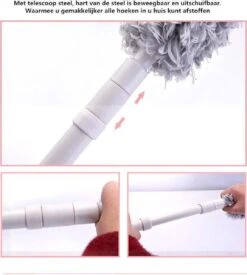 Plumeau/met Telescoopsteel/uitschuifbaar/microvezel Buigbare Borstelkop/9 X 126cm Max-lengte179cm 12 Plumeau/met Telescoopsteel/uitschuifbaar/microvezel Buigbare Borstelkop/9 X 126cm Max-lengte179cm -Winkel Voor Schoonmaakartikelen 1076x1200 1