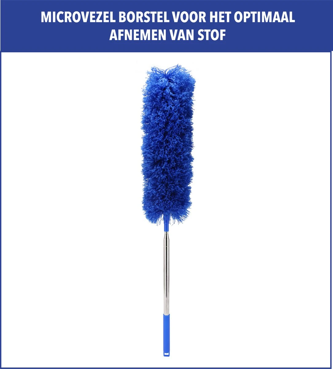Telescopische Plumeau – Uitschuifbaar – Microvezel – Set Van 3 Opzetstukken – Stoffer – Ragebol 7 Telescopische Plumeau – Uitschuifbaar – Microvezel – Set Van 3 Opzetstukken – Stoffer – Ragebol - Afbeelding 7