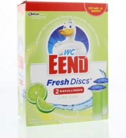 WC Eend Fresh Discs Navul Duo Lime 72 Ml 13 WC Eend Fresh Discs Navul Duo Lime 72 Ml -Winkel Voor Schoonmaakartikelen 1096x1200