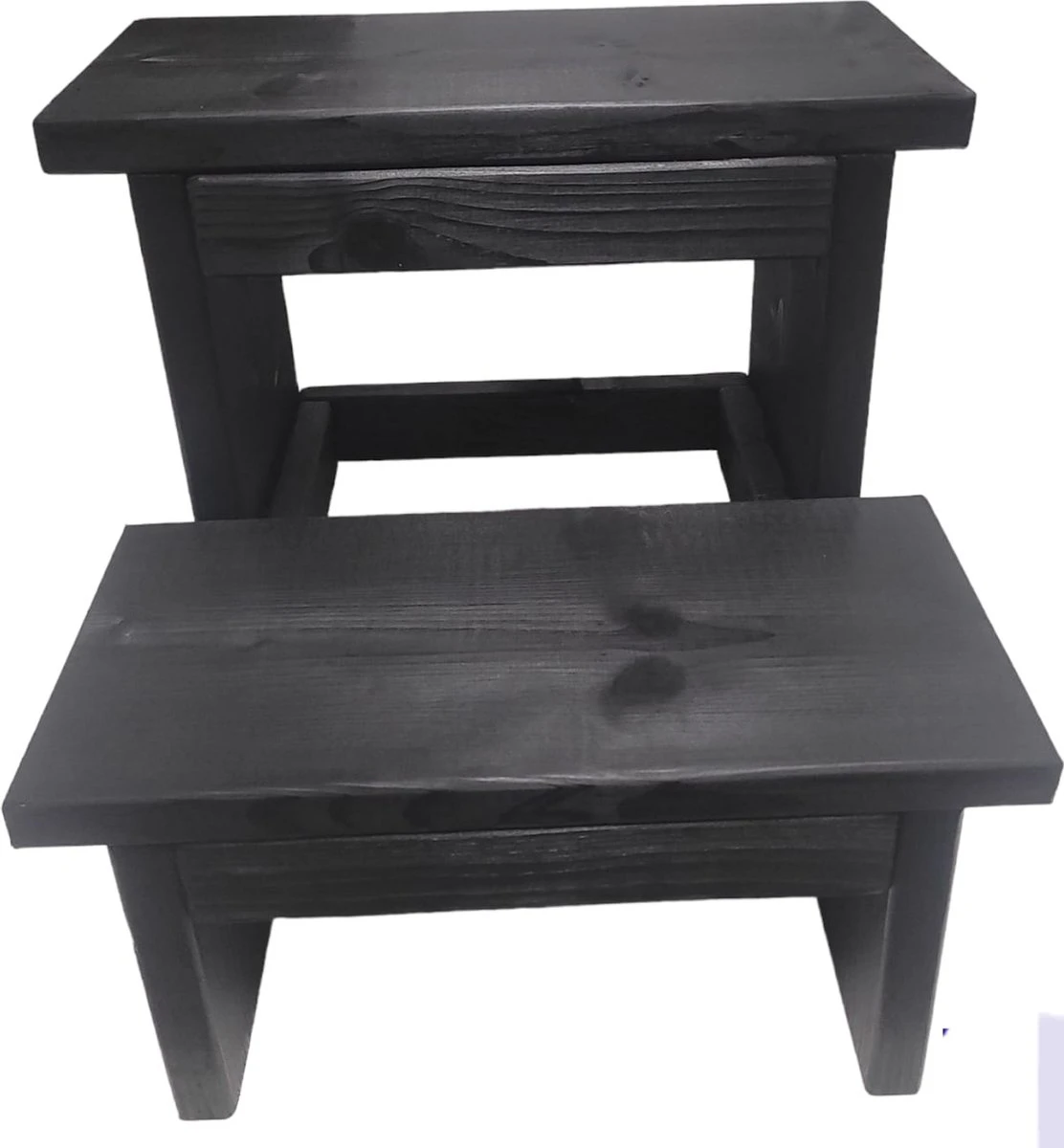 KEUKENTRAPJE-STEIGERHOUT-ZWART 1 KEUKENTRAPJE-STEIGERHOUT-ZWART