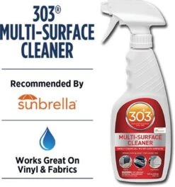 303® Multi-Surface Cleaner - 946 Ml | Veilig Voor Alle Soorten Bekleding En Vinyl. Vlekken Verdwijnen Binnen Enkele Minuten En Verkleurde Oppervlakken Komen Weer Tot Leven. -Winkel Voor Schoonmaakartikelen 1121x1200