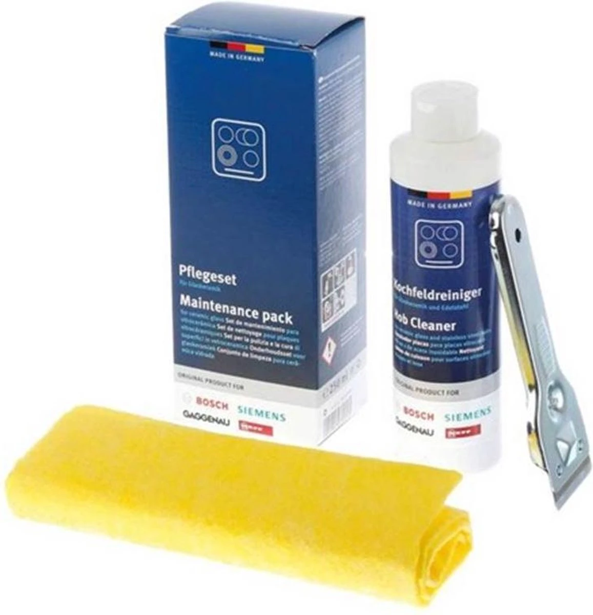 Bosch / Siemens Kookplaat Onderhoudsset - Onderhoudsset Voor Keramische Oppervlakken 1 Bosch / Siemens Kookplaat Onderhoudsset - Onderhoudsset Voor Keramische Oppervlakken