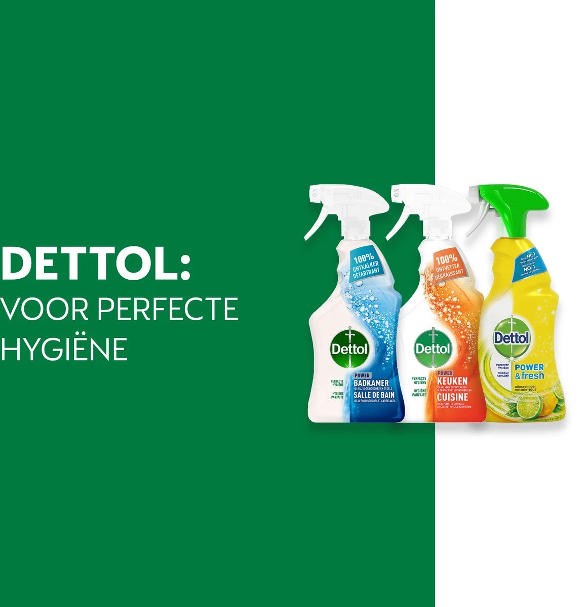 Dettol - 1,5L Allesreiniger Spray Power & Fresh - Badkamer 1x500 Ml Keuken 1x500ml Citrus 1x500ml - Voordeelverpakking 5 Dettol - 1,5L Allesreiniger Spray Power & Fresh - Badkamer 1x500 Ml Keuken 1x500ml Citrus 1x500ml - Voordeelverpakking - Afbeelding 5