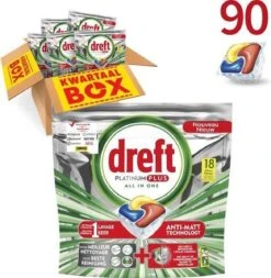 Dreft Platinum Plus Citroen - Voordeelverpakking 5x18 Stuks - Wasmiddel Capsules 13 Dreft Platinum Plus Citroen - Voordeelverpakking 5x18 Stuks - Wasmiddel Capsules -Winkel Voor Schoonmaakartikelen 1170x1200 4
