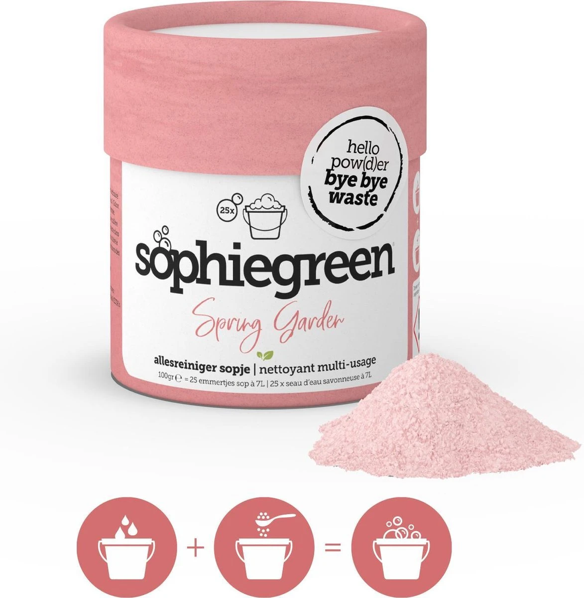 SophieGreen Voorjaarspakket; Allesreiniger + Keukenreiniger - 2x 750ml + Navullingen + Sopje Allesreiniger 100g 6 SophieGreen Voorjaarspakket; Allesreiniger + Keukenreiniger - 2x 750ml + Navullingen + Sopje Allesreiniger 100g - Afbeelding 6