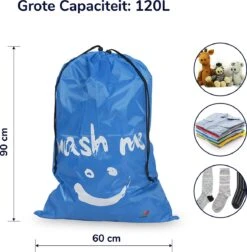 Wonair - Waszakken Voor Wasgoed - 60x90cm - Hemelsblauw - Met Trekkoord 12 Wonair - Waszakken Voor Wasgoed - 60x90cm - Hemelsblauw - Met Trekkoord -Winkel Voor Schoonmaakartikelen 1178x1200