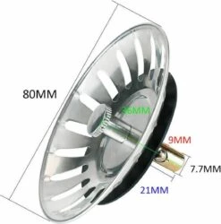 Afvoerzeef Roestvrijstaal - Gootsteen Zeef - Gootsteen Stopper - RVS - 80mm 7 Afvoerzeef Roestvrijstaal - Gootsteen Zeef - Gootsteen Stopper - RVS - 80mm -Winkel Voor Schoonmaakartikelen 1184x1200 1