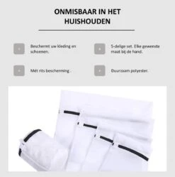 Merkloos Waszakken | Set Van 5 Waszakjes Met Rits - Waszak - Wasnet - Kledingzakjes - BH Was Zakjes - Laundry Bag Set Voor Ondergoed - Kleding - Delicaat Wasgoed - Wasmachine Zakjes - Wasgoed -Winkel Voor Schoonmaakartikelen 1192x1200 3