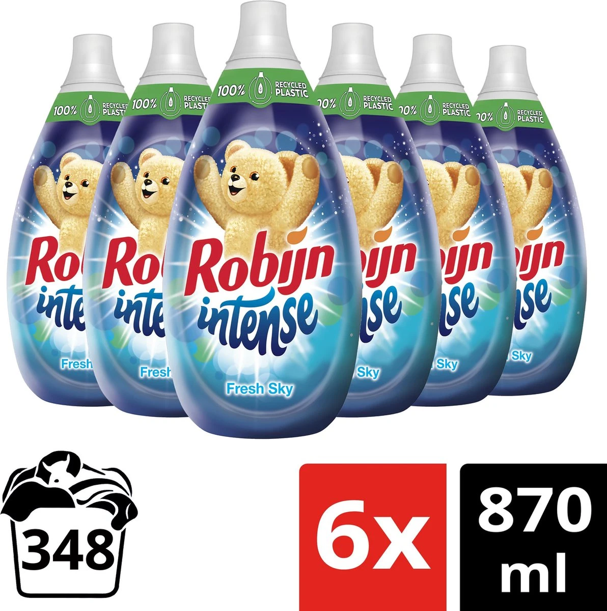 Robijn Wasverzachter Sky Voordeelverpakking 6 X 870ml 1 Robijn Wasverzachter Sky Voordeelverpakking 6 X 870ml