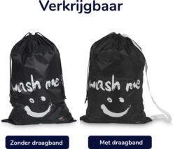 Wonair - Grote Waszak - Laundry Bag - Wash Me - 60x90cm - Zwart - Met Trekkoord 13 Wonair - Grote Waszak - Laundry Bag - Wash Me - 60x90cm - Zwart - Met Trekkoord -Winkel Voor Schoonmaakartikelen 1200x1031 1