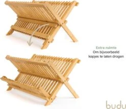 Budu Afdruiprek - Afdruiprekje Van Bamboe Hout - Afdruiprek Voor Afwas - Vaatwasrek - Keukenrek - Inklapbaar - Opvouwbaar - 8 Budu Afdruiprek - Afdruiprekje Van Bamboe Hout - Afdruiprek Voor Afwas - Vaatwasrek - Keukenrek - Inklapbaar - Opvouwbaar - -Winkel Voor Schoonmaakartikelen 1200x1037 1