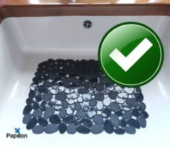 Merkloos Papillon - Gootsteenmat - 40x30 Cm - Kiezels Zwart 6 Merkloos Papillon - Gootsteenmat - 40x30 Cm - Kiezels Zwart -Winkel Voor Schoonmaakartikelen 1200x1039 2