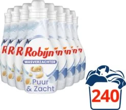 Robijn Puur & Zacht Wasverzachter - 8 X 30 Wasbeurten - Voordeelverpakking 12 Robijn Puur & Zacht Wasverzachter - 8 X 30 Wasbeurten - Voordeelverpakking -Winkel Voor Schoonmaakartikelen 1200x1049 4