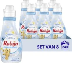 Robijn Jasmijn & Sandelhout Wasverzachter - 8 X 30 Wasbeurten- Voordeelverpakking -Winkel Voor Schoonmaakartikelen 1200x1053 1