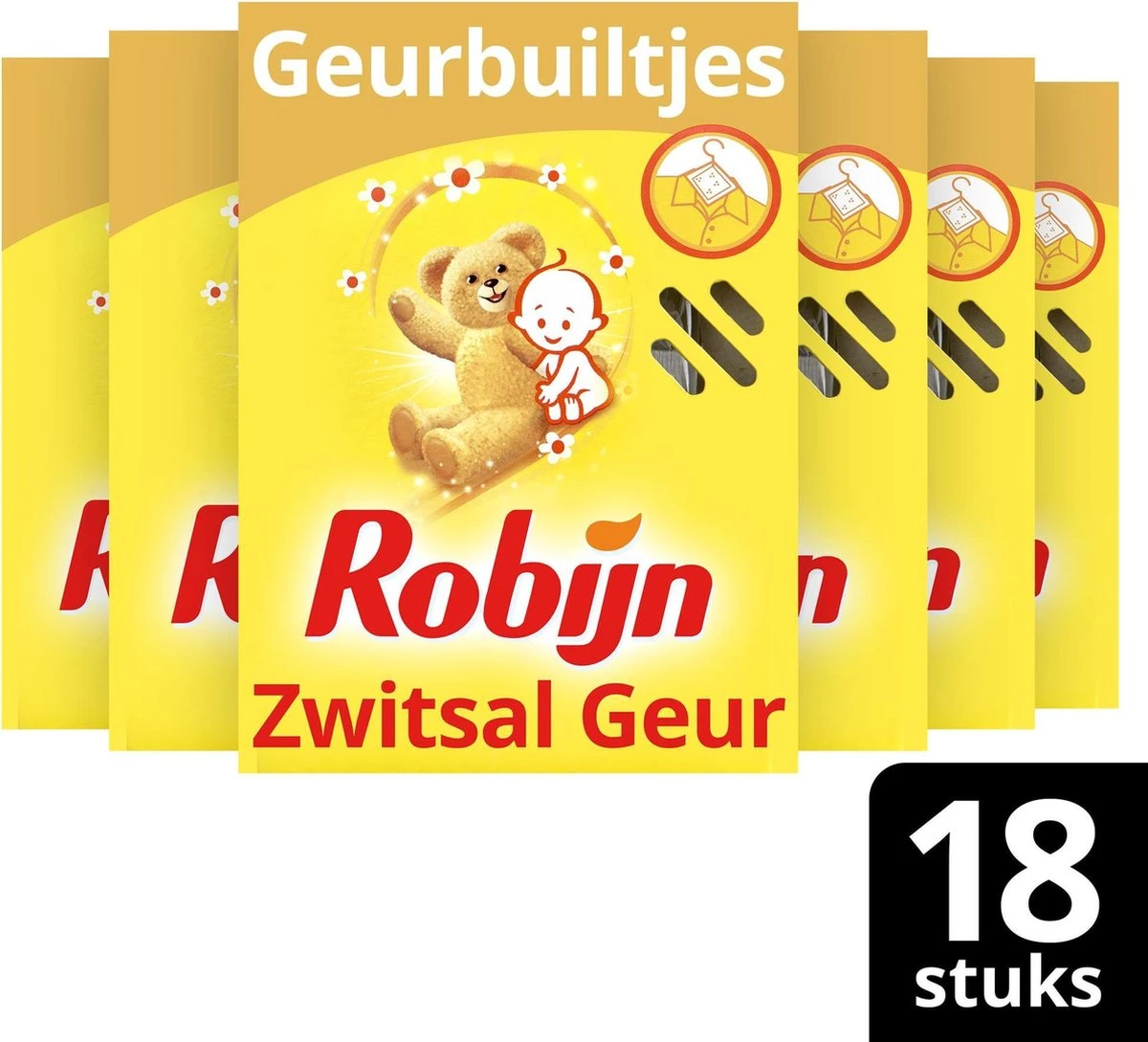 Robijn Geurbuiltje Zwitsal - 6 X 3 Stuks - Voordeelverpakking 3 Robijn Geurbuiltje Zwitsal - 6 X 3 Stuks - Voordeelverpakking - Afbeelding 3