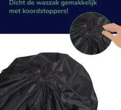 Wonair - Grote Waszak - Laundry Bag - Wash Me - 60x90cm - Zwart - Met Trekkoord 14 Wonair - Grote Waszak - Laundry Bag - Wash Me - 60x90cm - Zwart - Met Trekkoord -Winkel Voor Schoonmaakartikelen 1200x1097 2