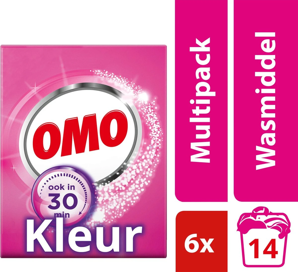 Omo Kleur Waspoeder - 6 X 14 Wasbeurten - Voordeelverpakking 7 Omo Kleur Waspoeder - 6 X 14 Wasbeurten - Voordeelverpakking - Afbeelding 7