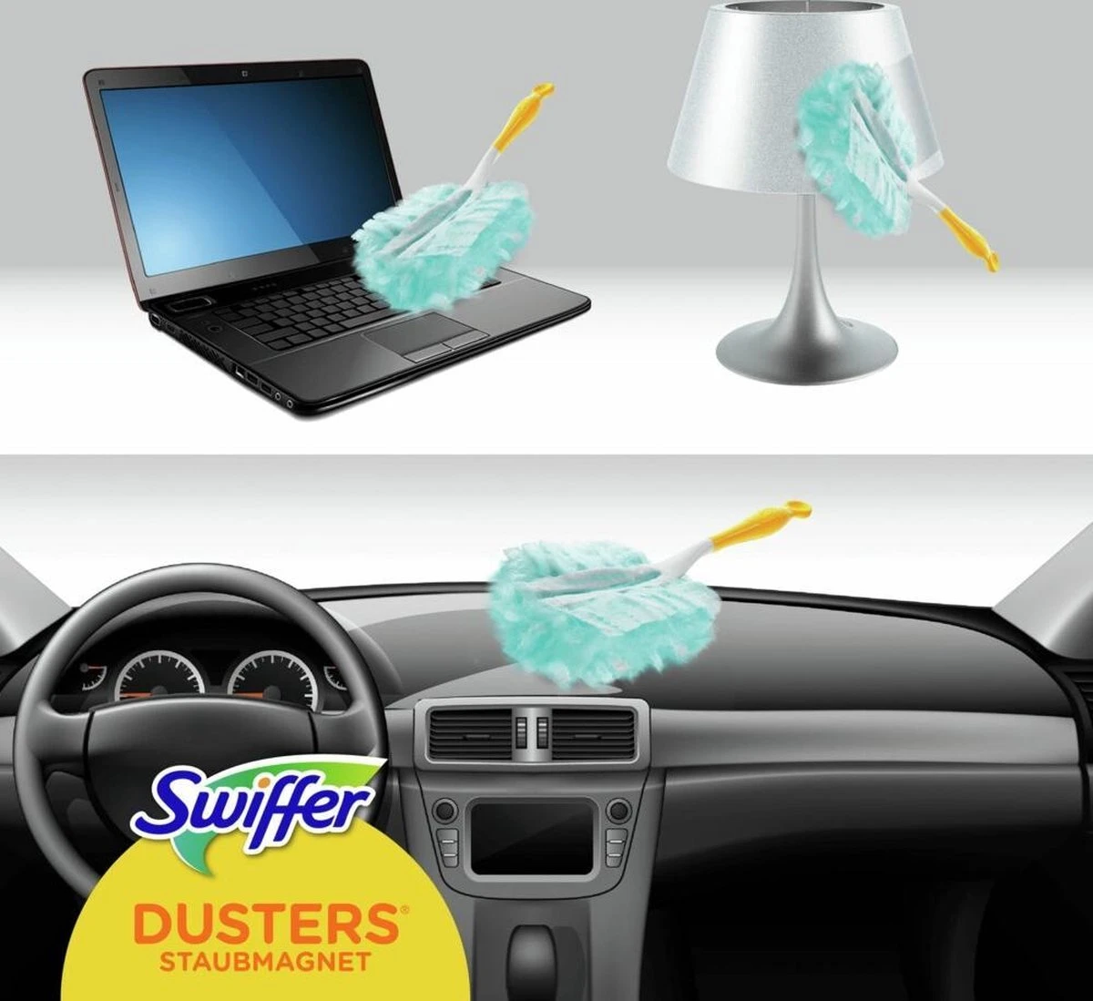 Swiffer Duster Trap & Lock-navullingen Met Een Geur Van Ambi Pur 9 Stuks 6 Swiffer Duster Trap & Lock-navullingen Met Een Geur Van Ambi Pur 9 Stuks - Afbeelding 6