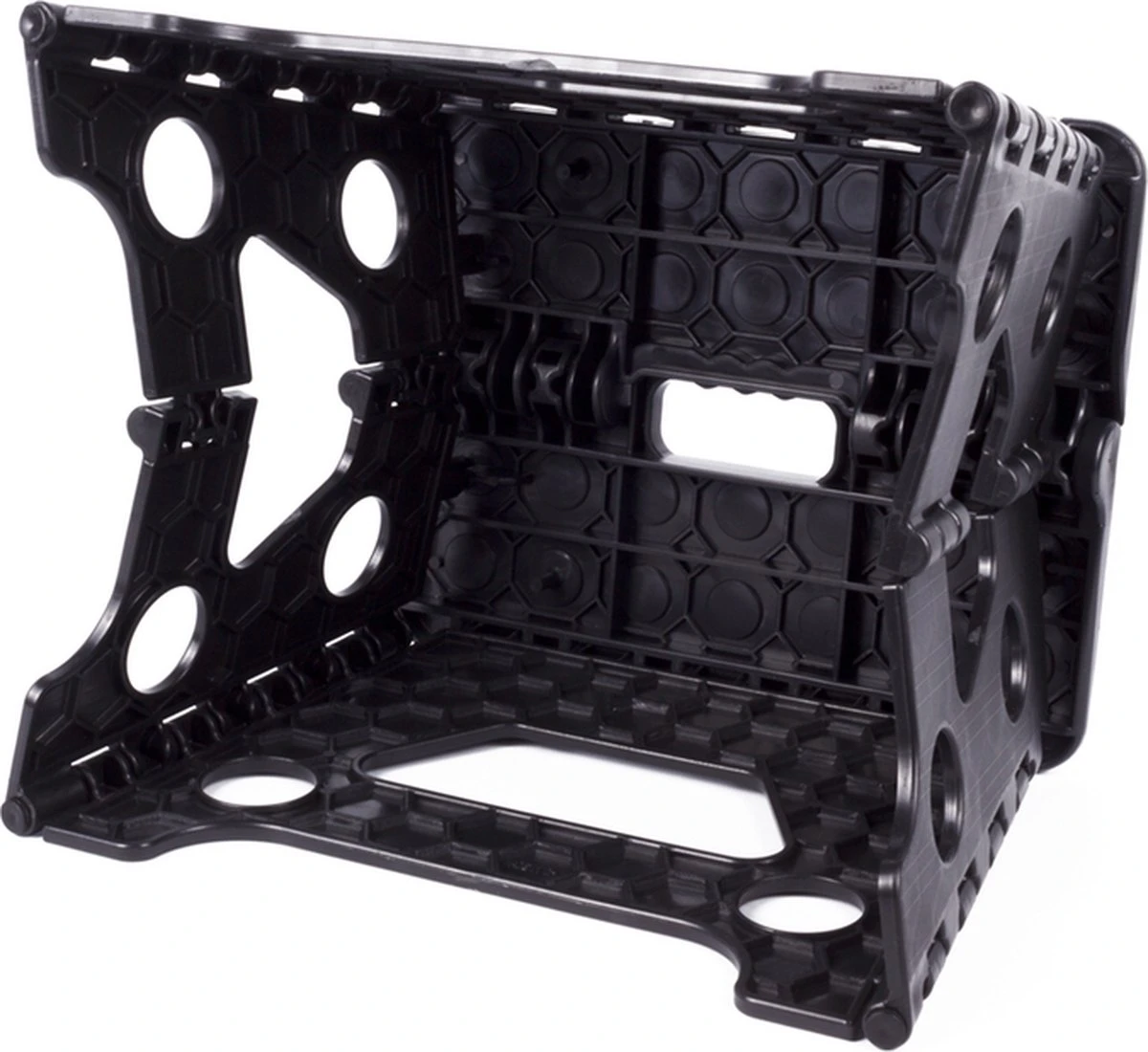 Opvouwbare Kruk - Keukentrap - Zwart 3 Opvouwbare Kruk - Keukentrap - Zwart - Afbeelding 3