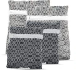 Orange85 Waszak - 4-Delige Set - Lingerie - Bh - Kleding - Met Ritssluiting - Waszakje - Groot - Klein - Wasgoed - Wasmachine - Wasnet - Polyester - Laundry Bag