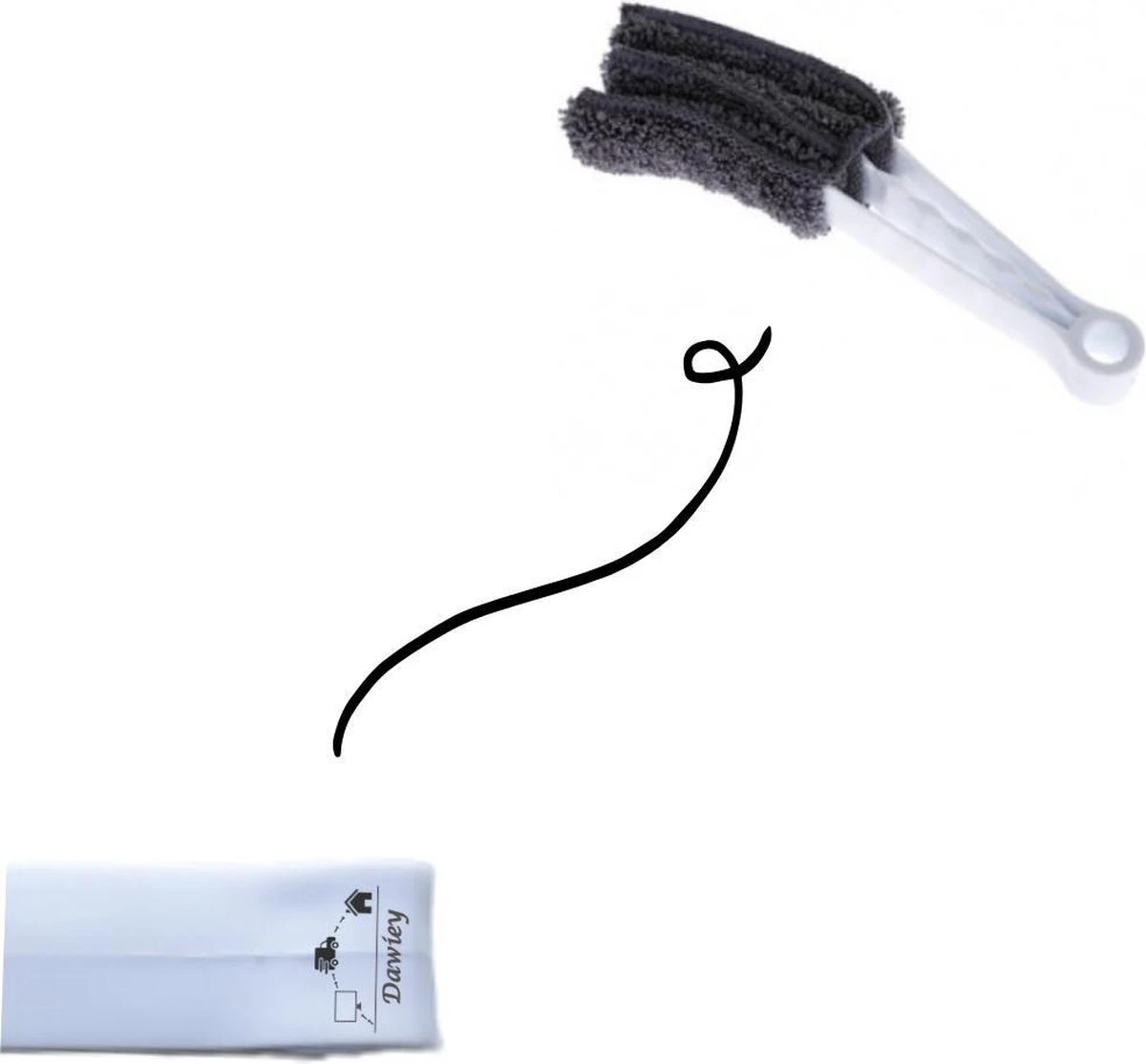 2x Luxaflex Reiniger - Jaloezie Reiniger - Lamellen Borstel - Stoffer -Plumeau - Stof Reiniger - Microvezeldoek - Borstel - 6 2x Luxaflex Reiniger - Jaloezie Reiniger - Lamellen Borstel - Stoffer -Plumeau - Stof Reiniger - Microvezeldoek - Borstel - - Afbeelding 6