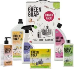 Marcel's Green Soap Dinner Pack - 1 X 1 Box -Winkel Voor Schoonmaakartikelen 1200x1116
