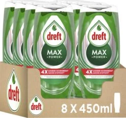 Dreft MaxPower - Vloeibaar Afwasmiddel - Voordeelverpakking 8 X 450 Ml 19 Dreft MaxPower - Vloeibaar Afwasmiddel - Voordeelverpakking 8 X 450 Ml -Winkel Voor Schoonmaakartikelen 1200x1124 6