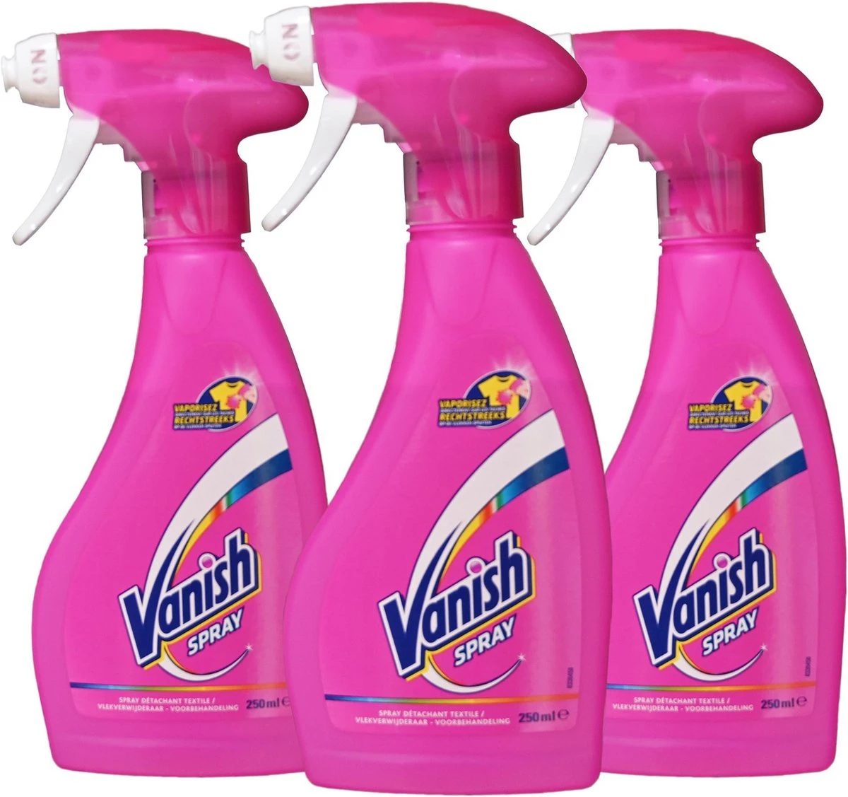 Vanish Spray 250 Ml - Vlekverwijderaar - Wasmiddel 3x 250ml 1 Vanish Spray 250 Ml - Vlekverwijderaar - Wasmiddel 3x 250ml