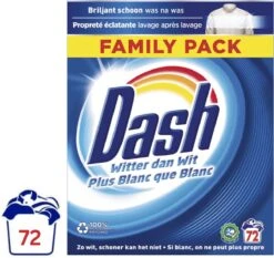 Dash Waspoeder Original Wit - Wasmiddel - 72 Wasbeurten - Voordeelverpakking 5 Dash Waspoeder Original Wit - Wasmiddel - 72 Wasbeurten - Voordeelverpakking -Winkel Voor Schoonmaakartikelen 1200x1130