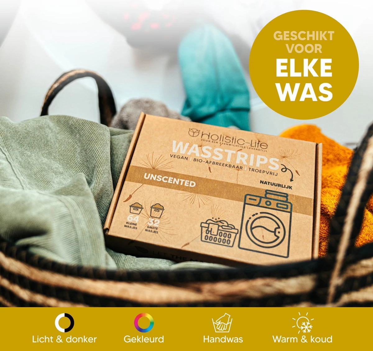 Wasmiddeldoekjes - Ongeparfumeerd Wasstrips 128 Wasbeurten – Wasmiddel Wasdoekjes - Natuurlijke Wasverzachter – Vegan – Zero Waste 3 Wasmiddeldoekjes - Ongeparfumeerd Wasstrips 128 Wasbeurten – Wasmiddel Wasdoekjes - Natuurlijke Wasverzachter – Vegan – Zero Waste - Afbeelding 3