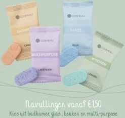 Cosmeau Schoonmaakmiddel Tabletten Cleaning Tabs Schoonmaak Tabs - Keukenreiniger - Badkamerreiniger Sanitair- Glasreiniger 18 Cosmeau Schoonmaakmiddel Tabletten Cleaning Tabs Schoonmaak Tabs - Keukenreiniger - Badkamerreiniger Sanitair- Glasreiniger -Winkel Voor Schoonmaakartikelen 1200x1132