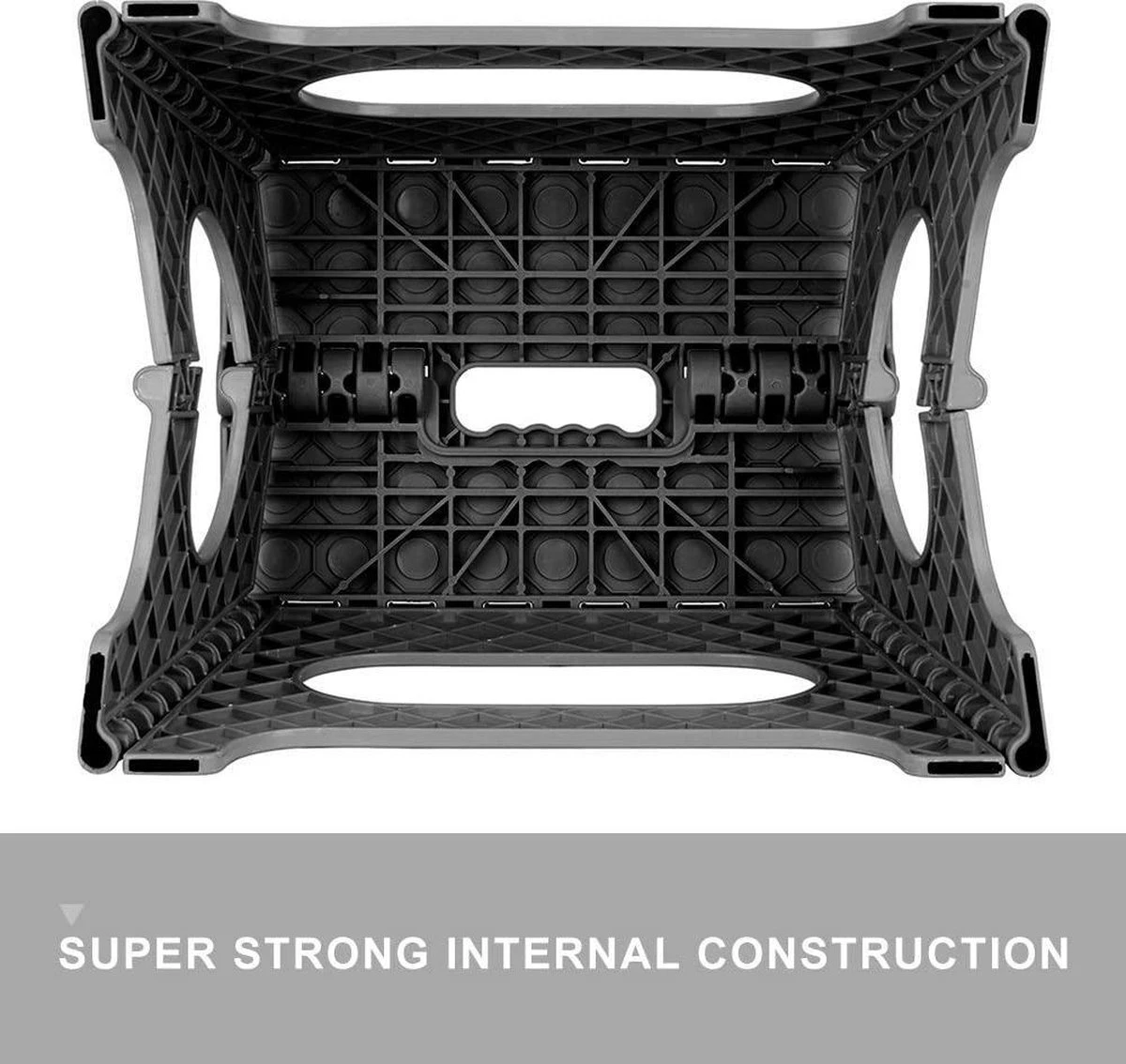 Buxibo - Kruk - Krukje - Keukentrap - Keukentrapje - Opvouwbaar Trapje - Keuken/Badkamer/Schuur Trapje - 29 X 24 X 40cm 11 Buxibo - Kruk - Krukje - Keukentrap - Keukentrapje - Opvouwbaar Trapje - Keuken/Badkamer/Schuur Trapje - 29 X 24 X 40cm - Afbeelding 11