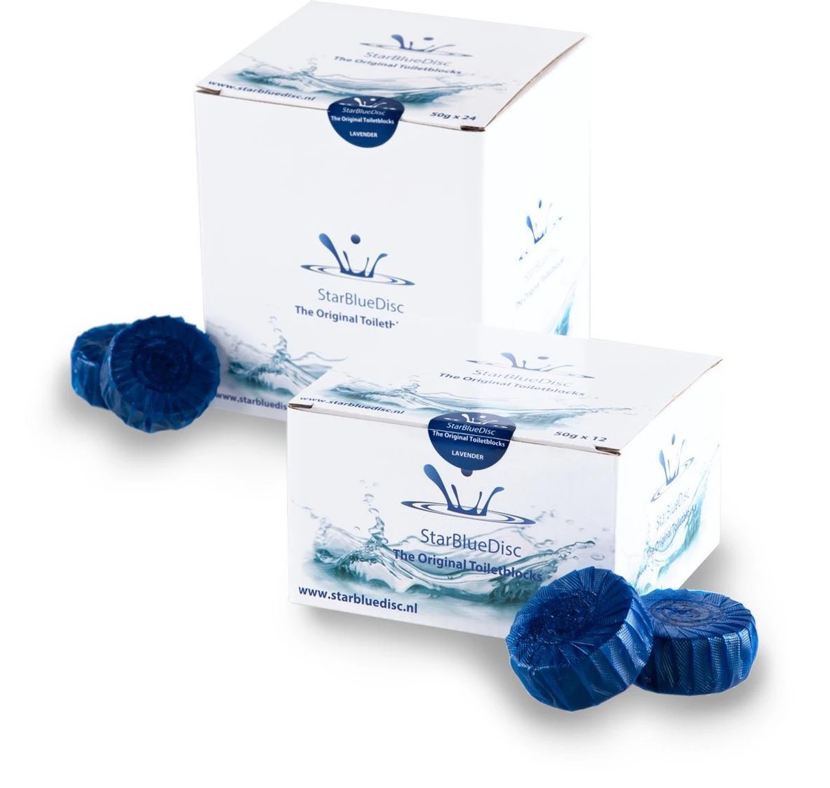Starbluedisc Toiletblok Jaarverpakking A 24 Stuks Blauw 4 Starbluedisc Toiletblok Jaarverpakking A 24 Stuks Blauw - Afbeelding 4