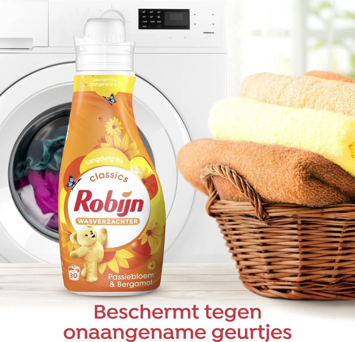 Robijn Classics Passiebloem & Bergamot Wasverzachter - 4 X 30 Wasbeurten - Voordeelverpakking 5 Robijn Classics Passiebloem & Bergamot Wasverzachter - 4 X 30 Wasbeurten - Voordeelverpakking - Afbeelding 5