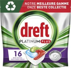 Dreft Platinum Plus All In One Machine Clean - Vaatwastabletten - 5 X 16 Tabletten 7 Dreft Platinum Plus All In One Machine Clean - Vaatwastabletten - 5 X 16 Tabletten -Winkel Voor Schoonmaakartikelen 1200x1160 12