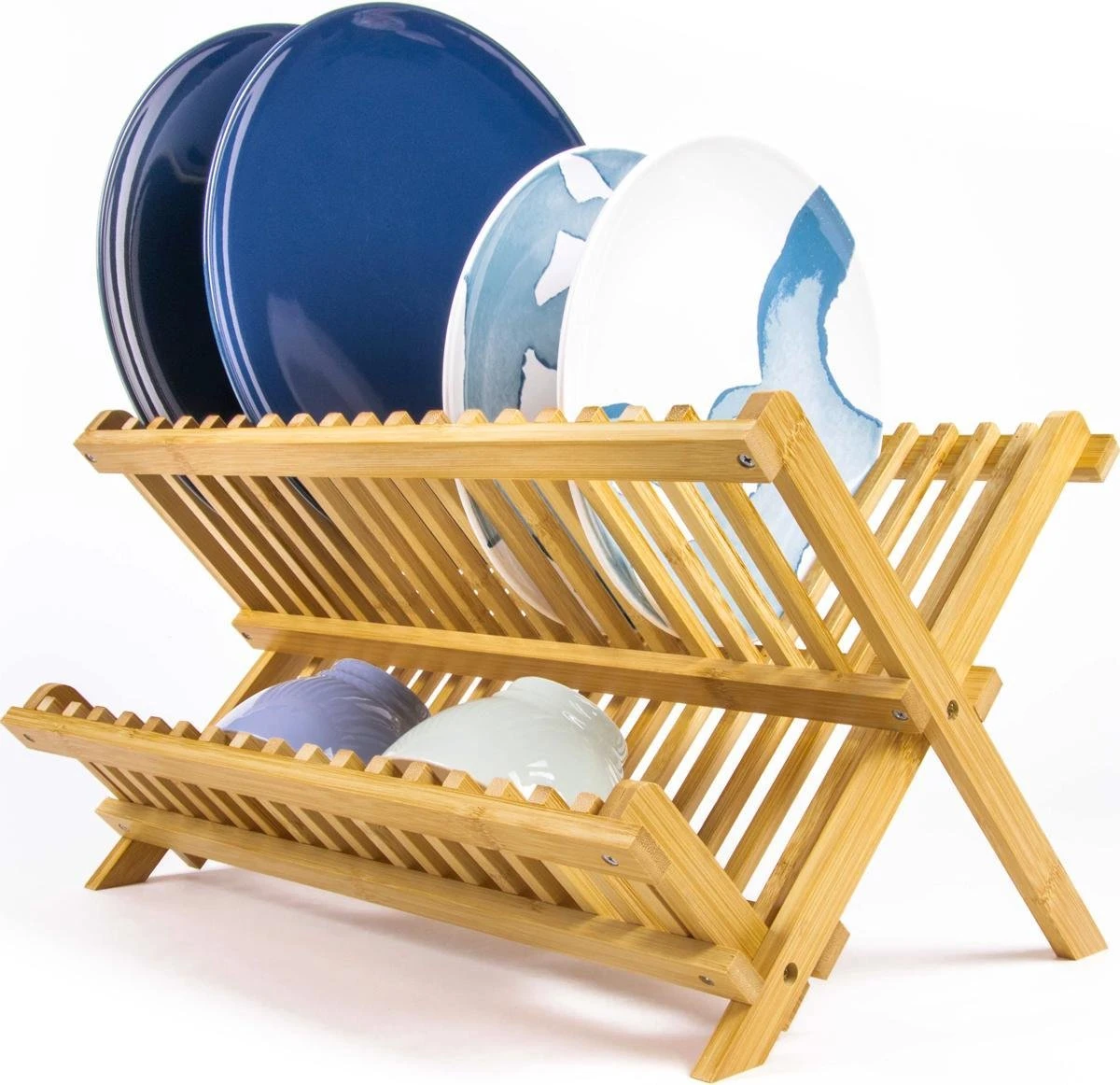 Budu Afdruiprek - Afdruiprekje Van Bamboe Hout - Afdruiprek Voor Afwas - Vaatwasrek - Keukenrek - Inklapbaar - Opvouwbaar - 1 Budu Afdruiprek - Afdruiprekje Van Bamboe Hout - Afdruiprek Voor Afwas - Vaatwasrek - Keukenrek - Inklapbaar - Opvouwbaar -