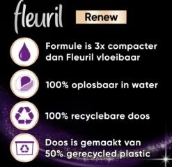 Fleuril Renew Zwart - Vloeibaar Wasmiddel - Voordeelverpakking - 65 Wasbeurten 14 Fleuril Renew Zwart - Vloeibaar Wasmiddel - Voordeelverpakking - 65 Wasbeurten -Winkel Voor Schoonmaakartikelen 1200x1163
