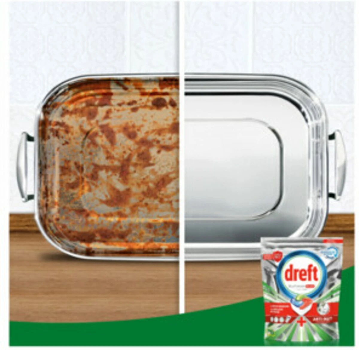 Dreft Platinum Plus All In One Deep Clean - Vaatwastabletten - Voordeelverpakking 5 X 16 Stuks 5 Dreft Platinum Plus All In One Deep Clean - Vaatwastabletten - Voordeelverpakking 5 X 16 Stuks - Afbeelding 5