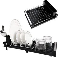 MIRI Afdruiprek – Afwasrek – Uitschuifbaar – Met Lekbak In Gootsteen – Afwas – Roestvrij Staal – Zwart 11 MIRI Afdruiprek – Afwasrek – Uitschuifbaar – Met Lekbak In Gootsteen – Afwas – Roestvrij Staal – Zwart -Winkel Voor Schoonmaakartikelen 1200x1173 10