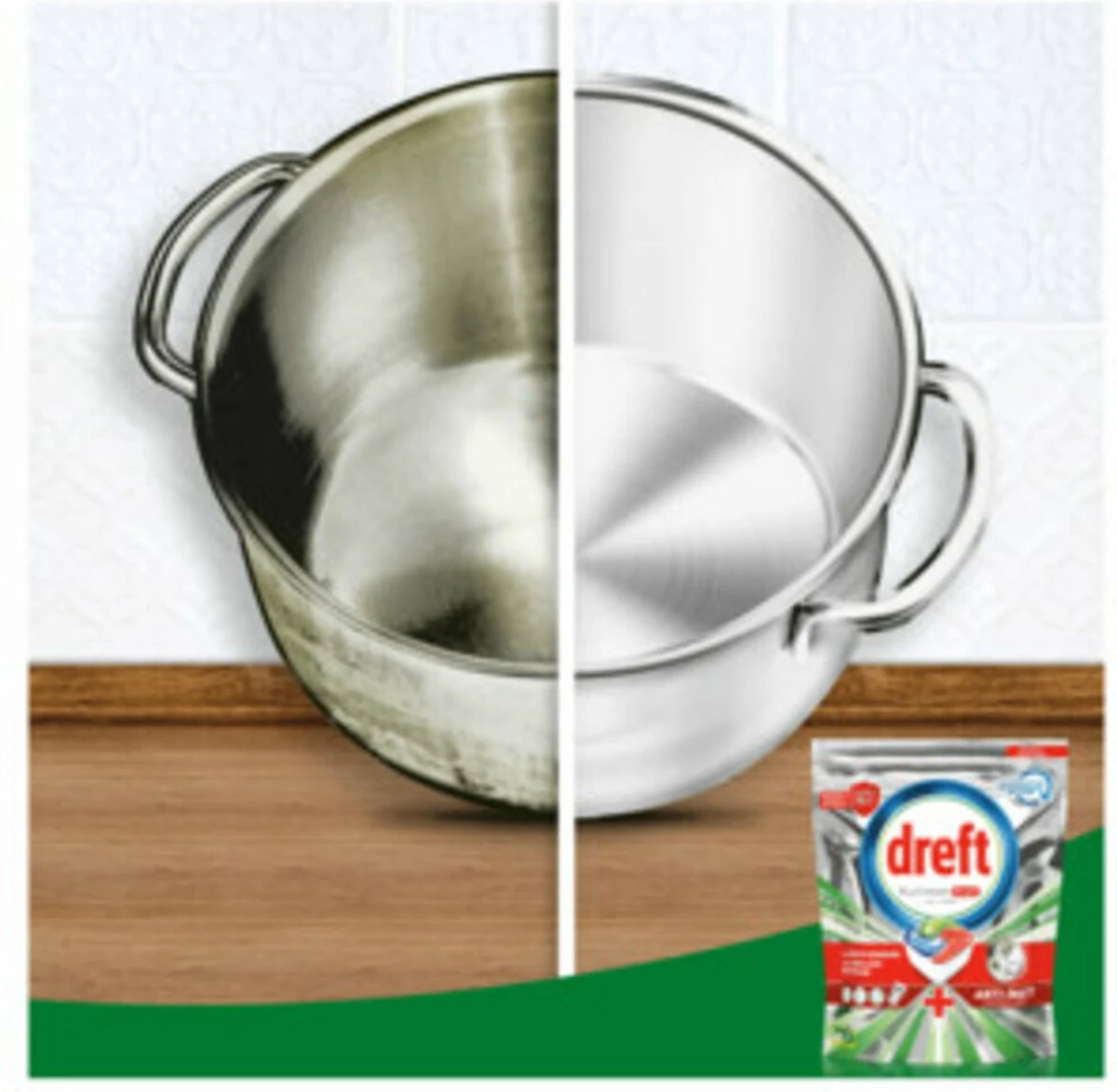 Dreft Platinum Plus All In One Deep Clean - Vaatwastabletten - Voordeelverpakking 4 X 33 Stuks 7 Dreft Platinum Plus All In One Deep Clean - Vaatwastabletten - Voordeelverpakking 4 X 33 Stuks - Afbeelding 7