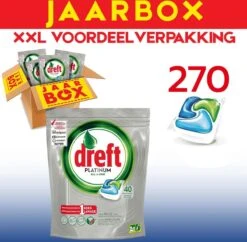 Dreft All In One Platinum - 270 Stuks - Vaatwastabletten - Jaarbox - Voordeelverpakking 6 Dreft All In One Platinum - 270 Stuks - Vaatwastabletten - Jaarbox - Voordeelverpakking -Winkel Voor Schoonmaakartikelen 1200x1175 4