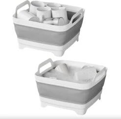 Opvouwbare Wasbak 18L - Met Stop - Afwasbak - Afwasteil - 30x30x20 Cm -Winkel Voor Schoonmaakartikelen 1200x1175 5