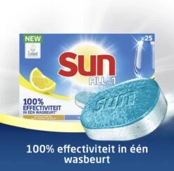 SUN® Sun All-In-1 Citroen Vaatwastabletten - 7 X 24 Tabletten - Voordeelverpakking 18 SUN® Sun All-In-1 Citroen Vaatwastabletten - 7 X 24 Tabletten - Voordeelverpakking -Winkel Voor Schoonmaakartikelen 1200x1176 5