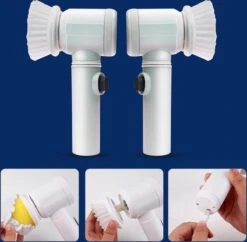 B-care Magic Brush - Elektrische Multifunctionele Schoonmaakborstel - 7 Opzetstukken - Wasborstel - Poetsmachine - Schrobborstel - Handborstel - Werkborstel - Schrobber - Boorborstel - Reinigingsborstel -Winkel Voor Schoonmaakartikelen 1200x1176 8