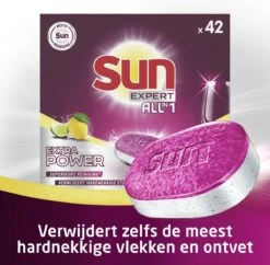 SUN® Sun Tabs Extra Power Citroen - Vaatwastabletten - 6 X 42ST 10 SUN® Sun Tabs Extra Power Citroen - Vaatwastabletten - 6 X 42ST -Winkel Voor Schoonmaakartikelen 1200x1178 3