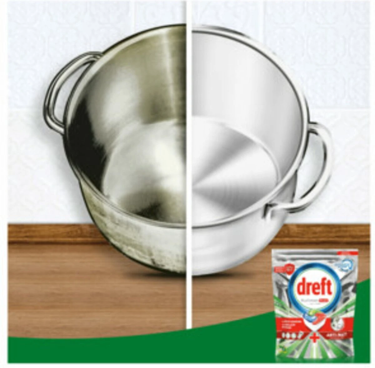 Dreft Platinum Plus All In One - Vaatwastabletten - Citroen - Voordeelverpakking 5 X 16 Stuks 5 Dreft Platinum Plus All In One - Vaatwastabletten - Citroen - Voordeelverpakking 5 X 16 Stuks - Afbeelding 5