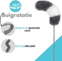 VAIVE Plumeau Uitschuifbaar - Stoffer - Duster - Ragebol Met Telescoopsteel 10 VAIVE Plumeau Uitschuifbaar - Stoffer - Duster - Ragebol Met Telescoopsteel -Winkel Voor Schoonmaakartikelen 1200x1179 6